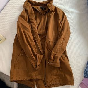 brownish army jacket
